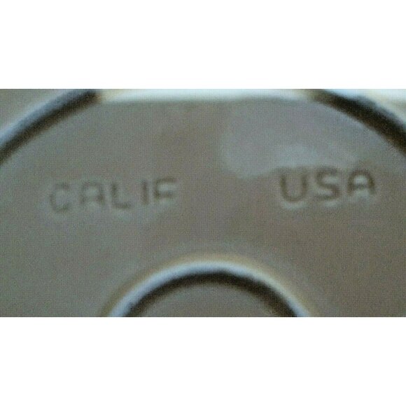 VTG Tidbit Candy Nut Dish Handled California Pottery CT 76 USA  Pebbled - Picture 5 of 11